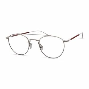 Derek Lam 18k Gold Glasses Silver Red Japan 288